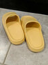 merdor卫生间拖鞋男夏季浴室家用洗澡防滑漏水速干情侣凉拖鞋女室内厚底 浅咖色(加厚鞋底) 41-42 实拍图