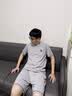 从心睡衣男夏季莫代尔短袖短裤家居服男士睡衣夏天冰丝圆领休闲居家服 CX 8801 【高端凉爽莫代尔】 XL 男 (高175-180重140-160斤) 实拍图
