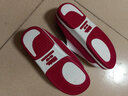 回力棉拖鞋男秋冬时尚居家室内家用保暖防寒加绒厚底防滑冬季情侣拖鞋 红白色 36-37【适合35-36的脚穿】 实拍图