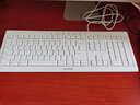 CHERRY樱桃STREAM键盘有线轻音办公商务家用磨砂质感SX剪刀脚笔记本手感十大功能按键键盘白色 实拍图