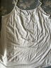 浪莎吊带背心女冰丝凉感女士吊带衫修身打底衫夏季 白色 2XL 175【130-150斤】 实拍图