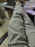 稻草人春秋季运动裤男长裤收口束脚裤男士宽松休闲长裤针织卫裤男跑步 浅灰色(春秋款)WK002 (建议170-190斤) 3XL 实拍图