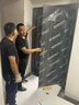 盼盼（Pan Pan）盼盼防盗门通风门甲级大门家用门中门可配指纹锁定制进户门子母门 【灰-子母门-2050*1170】外开 机械锁 实拍图