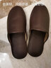 KuanVei羊皮拖鞋秋冬季包头居家皮拖鞋男防滑真皮女家用高档室内凉鞋 棕色-全包款 39 -40码【28号】 实拍图