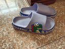 芭比丘儿童拖鞋男童夏卡通恐龙防滑2023新款小孩宝宝家居亲子凉拖鞋男孩 字母恐龙/蓝色 34-35 适合脚长20 实拍图