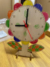 i buildingdiy手工制作拼装时钟材料钟表模型学生时间教具科技小发明steam 猫头鹰时钟实验材料 实拍图