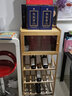 木马人吧台红酒架家用酒柜客厅展示柜隔断柜玄关柜靠墙欧式角柜置物架子 【高清透明柜门】原色-四层52长 实拍图