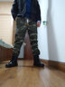 季言夏季迷彩裤男工装裤男束脚裤男生秋季长裤修身运动美式男裤 绿迷彩（厚面料） 34 实拍图