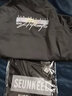 欧郎格【棉2件装】短袖t恤男韩版潮流宽松夏天休闲半袖上衣服纯棉短袖男 纯棉套餐9：彩色字母铁灰+SKL黑 5XL \195-210斤 实拍图