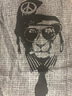 品立（PINLI）休闲短裤男士潮流印花修身五分裤夏季薄款沙滩裤子 灰色 M170 实拍图
