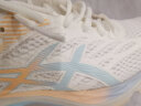 亚瑟士ASICS男鞋网面跑步鞋缓震跑鞋透气舒适运动鞋 GEL-FLUX 4 【YH】 白色/棕色 40 实拍图