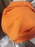 莎妮朵罗大码女装女宽松春秋装新品显瘦款休闲连帽遮肚子印花棉卫衣16285 三叶图（橙色） 3XL建议140-160斤穿着 实拍图
