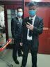 vocacool西服套装男修身三件套青年正装上班面试职业装学生结婚礼服大码 两粒扣黑色西服+西裤+衬衫+领带 特大码A/190-215斤(留言身高体重 实拍图