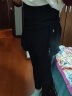 迪卡侬健身裤女假两件修身弹力运动紧身裤FICW经典黑升级款S4655764 晒单实拍图