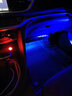心无止镜车载车内氛围灯LED冷光线汽车内饰灯带APP控制七彩音乐节奏灯爆闪灯条无损改装免接线中控门边 4灯源免穿线款（四车门）5米光纤 实拍图