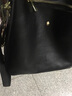 赖牌真皮女包单肩包女士包包韩版手提包女单肩斜挎包大容量水桶包 黑色 实拍图