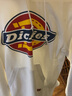 Dickies情侣款logo印花连帽卫衣DK007060  白色 S 实拍图