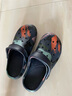 户登童鞋7品质8儿童拖鞋9夏季亲子鞋中大男童防滑洞洞鞋10男孩12凉拖15初高中学生户外沙滩鞋男 9107蓝色 37内长23.3 实拍图