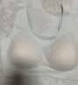 美·雅·挺无痕内衣女文胸薄杯胸罩无钢圈夏季薄款聚拢美背一体大胸显小 浅蓝【固定杯 随意机洗】 L 【建议120-130斤】 实拍图