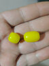 彩荷蜜蜡色黄玉髓色石英岩桶珠顶珠腰珠手串108念珠隔珠星月配件配饰 12*12mm(直径*高) 实拍图