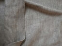 无印良品 MUJI 女式  罗纹高领毛衣 W9AA870 长袖针织衫 燕麦色 L 实拍图