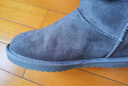 森馬（Senma）时尚潮流经典男靴套脚加绒保暖雪地靴男710430702 承德灰 43码 实拍图