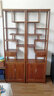 匠人塘红木家具非洲鸡翅木（学名：非洲崖豆木）博古架实木置物架书架中式客厅隔断多宝阁展示架D 单个：长60*宽30*高198cm 实拍图