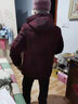 奉孝中老年人冬装女老太太妈妈上衣厚外套奶奶装羽绒服老人衣服 紫红 3XL（建议130-145斤） 实拍图