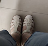 达芙妮官方 罗马凉鞋女2024新品春夏包头鞋复古编织粗跟沙滩鞋软底凉鞋 米色【经典热卖款】 36 实拍图