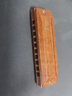 国光10孔缅甸花梨红木布鲁斯进口音簧收藏口琴花梨木盖板琴芯、带证书 实拍图