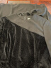 白领黑色丝绒圆领肩袖下摆斜拼雪纺礼服连衣裙SIRONGH19-301 黑色 170/XL 晒单实拍图