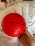 开心玛特 儿童小篮球玩具球 宝宝小皮球 幼儿园充气拍拍球加厚小皮球 4寸小皮球加打气桶红色 实拍图