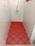 豫之韵 塑料地垫门垫进门防滑垫厨房镂空地垫入户垫浴室游泳馆防滑垫 红色（90cm宽） 3.5mm厚/1米价格 实拍图