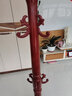 怡美奥 实木衣帽架落地家用卧室挂衣服的架子简约现代单杆立式包架挂衣架 加粗-三腿-酒红色-宝莲灯 实拍图