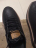 北柘男鞋春秋季男士休闲皮鞋百搭高帮板鞋男鞋子男运动潮鞋 黑棕（加绒款）-Y771M 42 实拍图