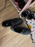 安踏男鞋运动鞋男冬季保暖棉鞋软底跑步鞋黑色鞋子男休闲鞋减震跑鞋子 【透气网面】黑白 42.5 实拍图