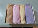 蝶安芬4条装 女士内裤女中高腰收腹无痕大码纯棉档弹力小平角短裤女975 975S组合1（紫+粉+黄+肤） XXL 实拍图