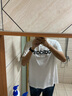 阿迪达斯（adidas）t恤男装女装 2026夏季新款情侣装短袖运动服潮流宽松半袖休闲上衣 奇妙浅灰绿-KA7290 /情侣单件装/快干修身 3XL 实拍图