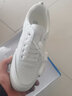 回力小白鞋男士秋冬季皮面休闲运动板鞋百搭平底款舒适潮流轻便鞋子男 纯白 37 实拍图