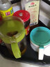 茶花（CHAHUA）厨房玻璃油壶调味罐油罐醋瓶酱油瓶带防尘盖防漏油瓶 4格绿色+大号油壶绿色 实拍图