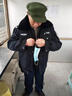 猎阵黑色保安服冬大衣男套装保安套装门岗棉衣男棉袄棉衣冬季酒店物业 黑色冬执勤服 160/S 实拍图