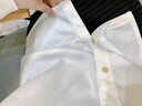FitonTon雪纺衬衫女春秋宽松长袖气质垂感衬衣V领显瘦衬衣 白色 S 实拍图