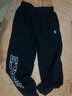 乔丹（QIAODAN）童装男童裤子儿童运动裤春夏款舒适长裤休闲运动卫裤 黑色-纯棉薄款 130 CM 实拍图