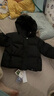 齐齐熊（ciciibear）【三防蓄热】男童羽绒服宝宝冬季连帽儿童保暖冬装加厚外套 黑曜色-白鸭绒-男女同款 90 【充绒量短款77.9g/长款117g】 实拍图
