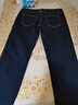 京东京造升级长绒棉男士牛仔裤舒适弹力直筒牛仔裤大码休闲深蓝色34 实拍图