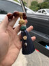木菩印象 汽车挂件车内吊饰档位珠档把佛珠紫檀木质自动挡手动车载挂饰 档位 15mm17颗  莲花平安 流苏 实拍图
