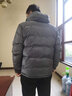 以撒保罗（YISABAOLUO）羽绒服男士冬季外套短款连帽2025新款休闲加厚保暖中青年爸爸冬装 灰色 6XL (185-205斤) 实拍图