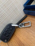 绅创一汽大众捷达VA7钥匙套VS5 VS7 VA3新捷达真皮包钥匙扣保护壳 【白线】A款-安装后弹出钥匙 实拍图