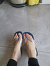 黑玛（Hotmarzz）人字拖女防滑防臭2024印花情侣款拖鞋女士夏季防滑夹脚沙滩拖鞋 0764-银色 37 (241mm) 实拍图