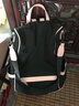辰熙防盗双肩包女包新款韩版潮百搭时尚防水牛津布背包 黑配粉大号（容纳14寸笔记本） 实拍图